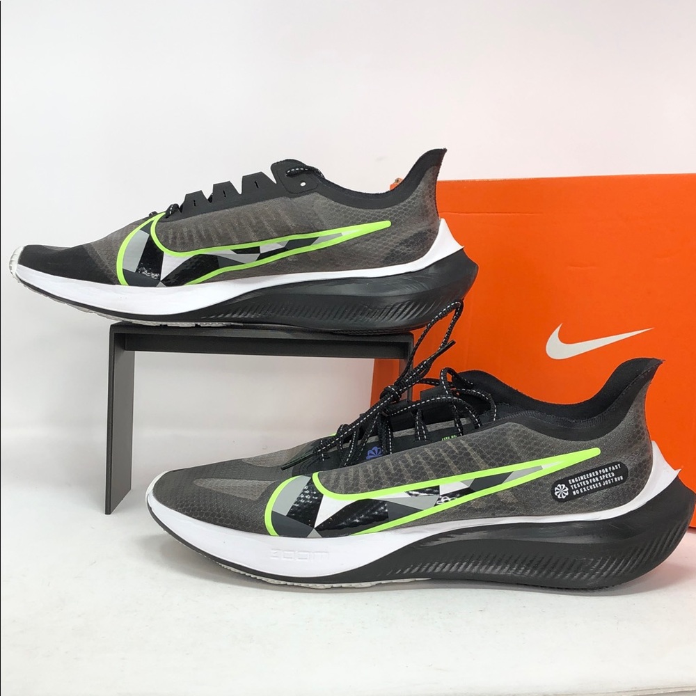 Nike Zoom Gravity Black Smoke Grey BQ3202-009 Mens Running Sneakers - Size 11.5 - Picture 3 of 14
